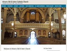 Tablet Screenshot of historicoldstjohnschurch.com